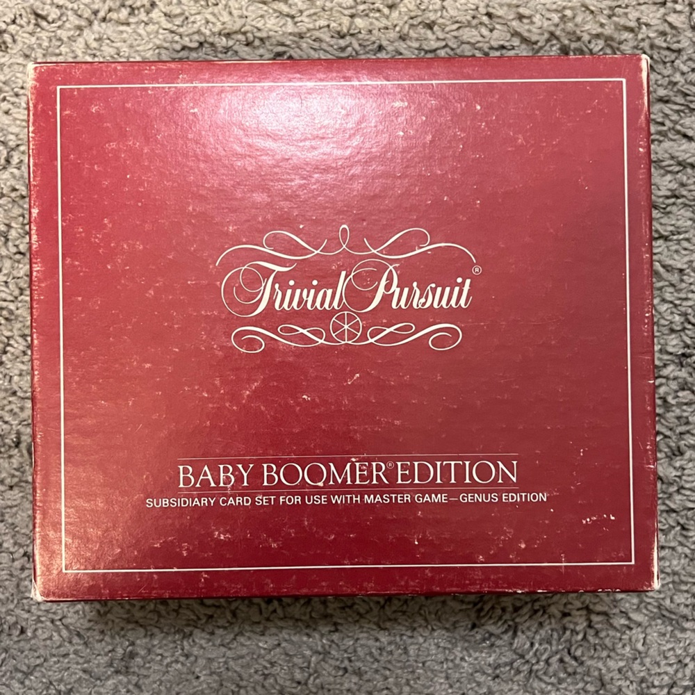 Trivial Pursuit Baby Boomer Edition Game